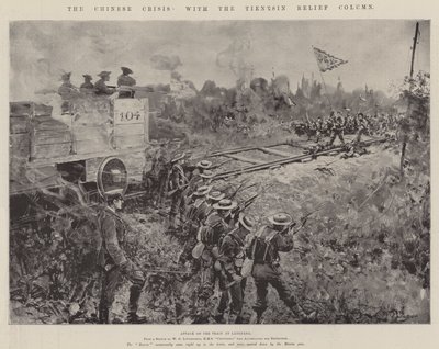 La crisi cinese, con la colonna di soccorso di Tientsin da Henry Charles Seppings Wright